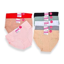 Фотография Трусы женские X3952 (12216) mix р.XL-3XL "Obuv OK2" недорого оптом от прямого поставщика