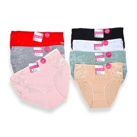 Фотография Трусы женские X4181 (12342) mix р.XL-3XL "Obuv OK2" недорого оптом от прямого поставщика