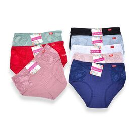 Фотография Трусы женские X4479 (12210) mix р.3XL-5XL "Obuv OK2" недорого оптом от прямого поставщика