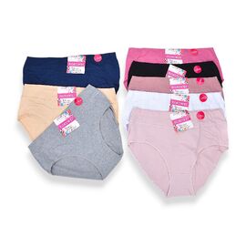 Фотография Трусы женские X4487 (12213) mix р.3XL-5XL "Obuv OK2" недорого оптом от прямого поставщика