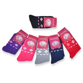 Фотография Носки женские тёплые C456 mix р.37-41 "BIG clothes" недорого оптом от прямого поставщика