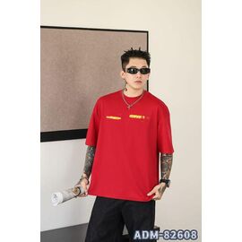Футболка чоловіча ADM82608 red р.M-3XL "2BRO" недорого оптом від прямого постачальника