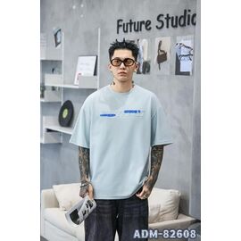 Футболка чоловіча ADM82608 l.blue р.M-3XL "2BRO" недорого оптом від прямого постачальника