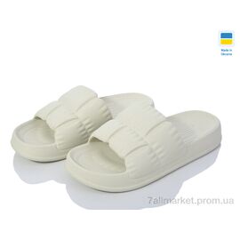 Фотография Шлепки женские облегченные Лето Крок С95 бежевий (6 пар р.36-41) "Vladimir" недорого оптом от прямого поставщика