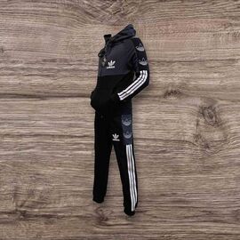 Костюм дитячий спортивний на хлопчика SV1245 black-d.grey р.3-7 "WHITE" недорого оптом від прямого постачальника