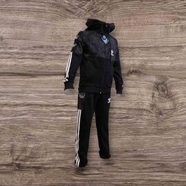 Костюм дитячий спортивний на хлопчика SV1251 black р.7-12 "WHITE" недорого оптом від прямого постачальника