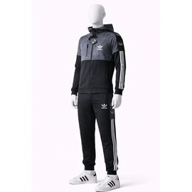 Костюм дитячий спортивний на хлопчика SV1254 black-grey р.7-12 "WHITE" недорого оптом від прямого постачальника