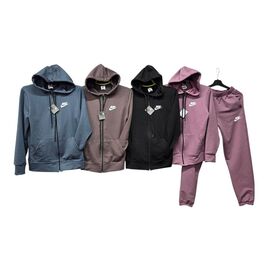 Костюм дитячий спортивний на дівчинку SV1285 grey р.7-12 "WHITE" недорого оптом від прямого постачальника