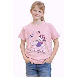 Фотография Футболка детская на девочку SV1301 pink р.7-12 "WHITE" недорого оптом от прямого поставщика