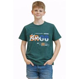 Фотография Футболка детская на мальчика SV1306 green р.7-12 "WHITE" недорого оптом от прямого поставщика