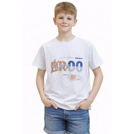 Фотография Футболка детская на мальчика SV1307 white р.7-12 "WHITE" недорого оптом от прямого поставщика