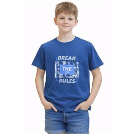 Фотография Футболка детская на мальчика SV1310 blue р.7-12 "WHITE" недорого оптом от прямого поставщика
