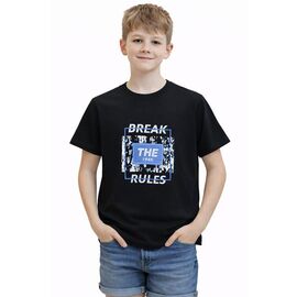 Фотография Футболка детская на мальчика SV1311 black р.7-12 "WHITE" недорого оптом от прямого поставщика