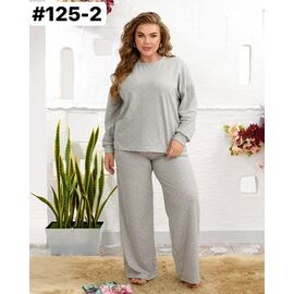 Фотография Костюм женский 125-2 grey р.46-56 "ZLATA" недорого оптом от прямого поставщика