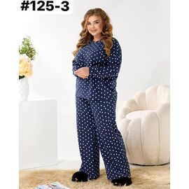 Фотография Костюм женский 125-3 navy р.46-56 "ZLATA" недорого оптом от прямого поставщика