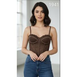 Топ жіночий 1941 brown р.one size "Met&March" недорого оптом від прямого постачальника