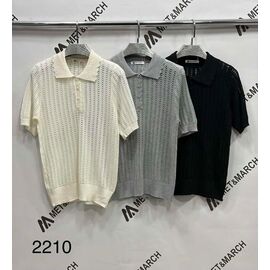 Фотография Футболка женская 2210 black р.one size "Met&March" недорого оптом от прямого поставщика