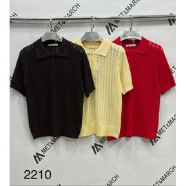 Фотография Футболка женская 2210 red р.one size "Met&March" недорого оптом от прямого поставщика