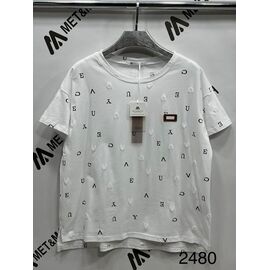 футболка жіноча 2480-11 white р.one size "Met&March" недорого оптом від прямого постачальника