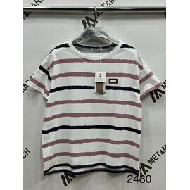 футболка жіноча 2480-4 white р.one size "Met&March" недорого оптом від прямого постачальника