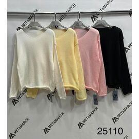 Светр жіночий 25110 l.beige р.one size "Met&March" недорого оптом від прямого постачальника