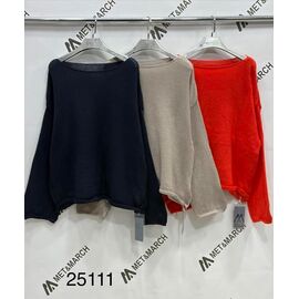 Светр жіночий 25111 orange р.one size "Met&March" недорого оптом від прямого постачальника