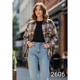 Сорочка жіноча 2606 brown р.one size "Met&March" недорого оптом від прямого постачальника