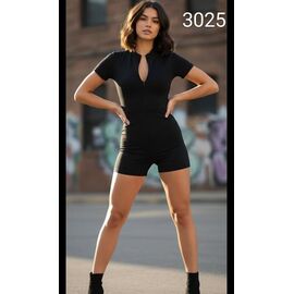 Фотография Комбинезон женский летний 3025 black р.XS-M "Met&March" недорого оптом от прямого поставщика