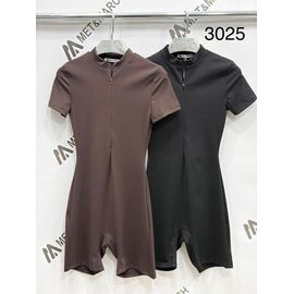 Фотография Комбинезон женский летний 3025 brown р.XS-M "Met&March" недорого оптом от прямого поставщика