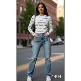 Светр жіночий 4404 white р.XS-L "Met&March" недорого оптом від прямого постачальника