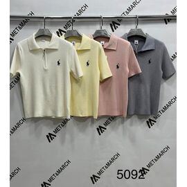 футболка жіноча 5092 yellow р.one size "Met&March" недорого оптом від прямого постачальника