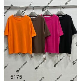 Фотография Футболка женская 5175 orange р.one size "Met&March" недорого оптом от прямого поставщика
