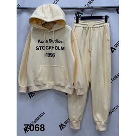 Костюм спортивний жіночий теплий 7068 yellow р.one size "Met&March" недорого оптом від прямого постачальника