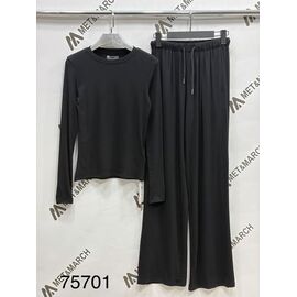 Костюм жіночий 7570 black р.S-L "Met&March" недорого оптом від прямого постачальника