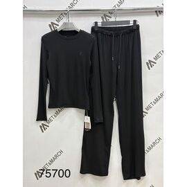 Костюм спортивний жіночий теплий 75700 black р.S-L "Met&March" недорого оптом від прямого постачальника