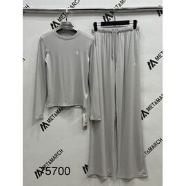 Костюм спортивний жіночий теплий 75700 grey р.S-L "Met&March" недорого оптом від прямого постачальника