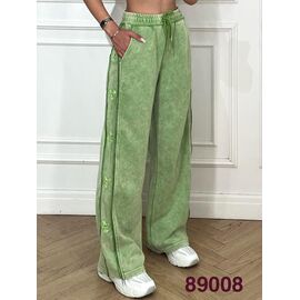 Штани спортивні жіночі 89008 green р.S-L "Met&March" недорого оптом від прямого постачальника