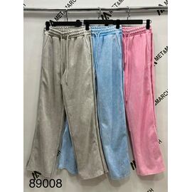 Штани спортивні жіночі 89008 l.blue р.S-L "Met&March" недорого оптом від прямого постачальника