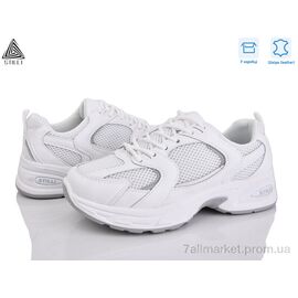 Фотография Кроссовки женские модные  N80-10 шкіра піна (8 пар р.36-41) "STILLI Group" недорого оптом от прямого поставщика