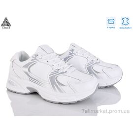 Фотография Кроссовки женские модные  N320-1 шкіра піна (8 пар р.36-41) "STILLI Group" недорого оптом от прямого поставщика