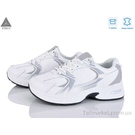 Фотография Кроссовки женские модные  N320-4 шкіра піна (8 пар р.36-41) "STILLI Group" недорого оптом от прямого поставщика