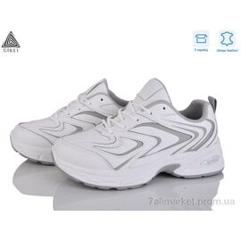 Фотография Кроссовки женские модные  N310-1 шкіра піна (8 пар р.36-41) "STILLI Group" недорого оптом от прямого поставщика