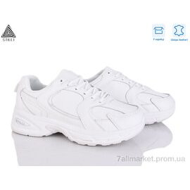 Фотография Кроссовки женские модные  N300-1 шкіра піна (8 пар р.36-41) "STILLI Group" недорого оптом от прямого поставщика