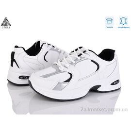 Фотография Кроссовки женские модные  N300-2 шкіра піна (8 пар р.36-41) "STILLI Group" недорого оптом от прямого поставщика