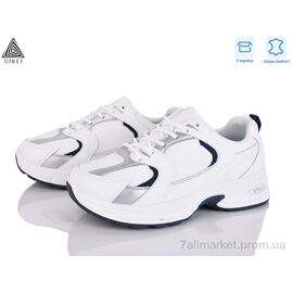 Фотография Кроссовки женские модные  N300-5 шкіра піна (8 пар р.36-41) "STILLI Group" недорого оптом от прямого поставщика