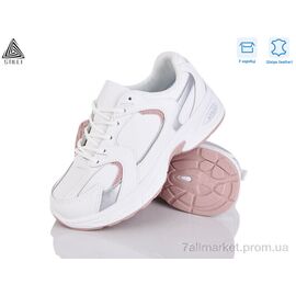 Фотография Кроссовки женские модные  N300-6 шкіра піна (8 пар р.36-41) "STILLI Group" недорого оптом от прямого поставщика