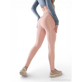 Лосінси жіночі Весна/осінь 05-1 пудра (5 шт. р.сіткаS-2XL) "Sport style" недорого оптом від прямого постачальника