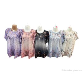 Фотография Футболка женская Лето A016 mix (3 шт. р.сетка 54-58) "Sport style" недорого оптом от прямого поставщика