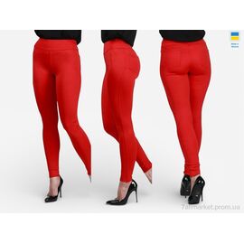 Лосінси жіночі Весна/осінь 531 червоний (4 шт. р.сіткаS-XL) "Sport style" недорого оптом від прямого постачальника