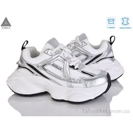 Фотография Кроссовки женские модные Весна/осень V200-2 шкіра піна (8 пар р.36-40) "STILLI Group" недорого оптом от прямого поставщика